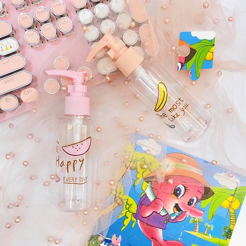 Chai Chiết Mỹ Phẩm Mini Tiện Lợi Du Lịch Nhiều Họa Tiết Dễ Thương (giao mẫu ngẫu nhiên) VC