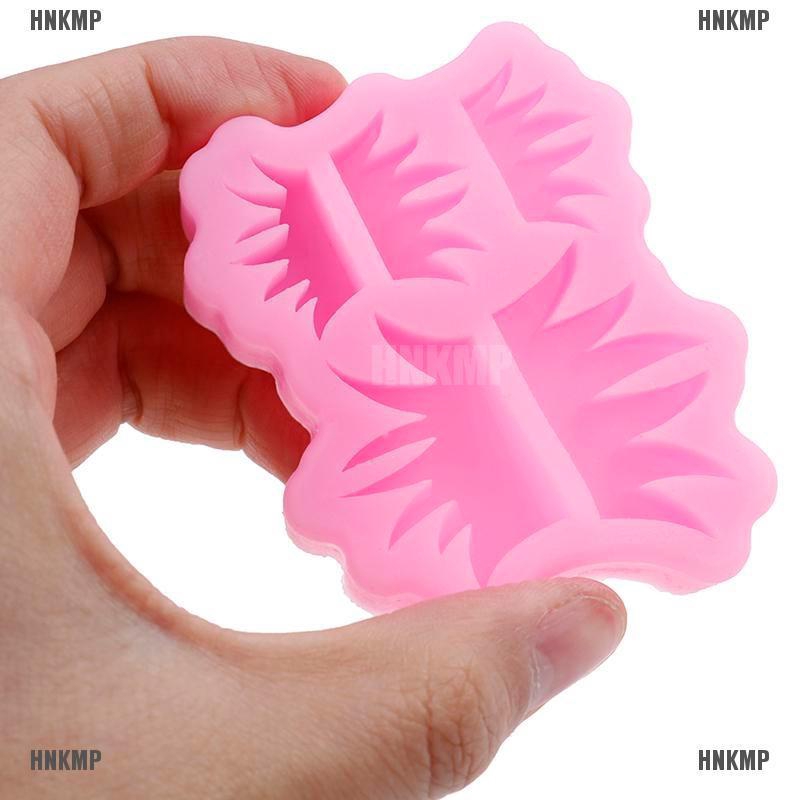 Khuôn silicone 7.2*5.7cm toạ hình cỏ trang trí bánh kem