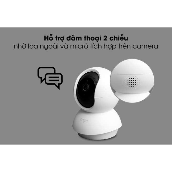 Camera Wifi TP-link Tapo C200 - FullHD 1080P , đàm thoại 2 chiều , cảnh báo chuyển động , xoay 360° , bảo hành 2 năm | WebRaoVat - webraovat.net.vn