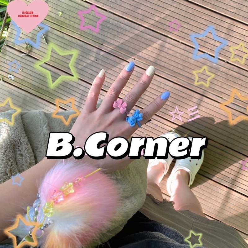 Nhẫn Nhung Đeo Tay Hình Nơ Và Gấu - NHAN1087