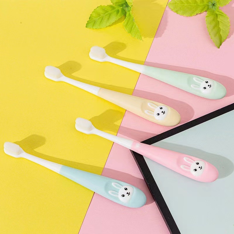 Bàn chải đánh răng siêu mềm 4 màu lựa chọn cho bé 2-12 tuổi GYL304
