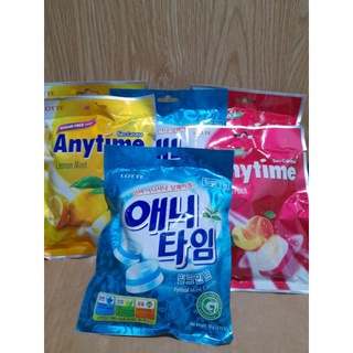 [Combo 12 gói] Kẹo Anytime không đường vị bạc hà/chanh/đào