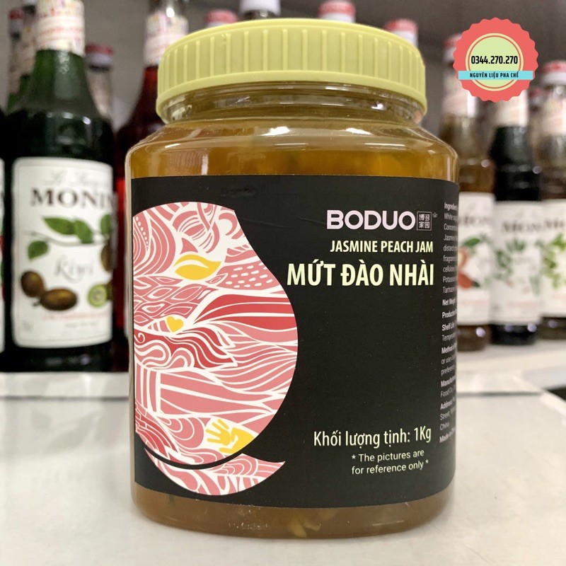 Mứt BODUO Đào Nhài 1.0 kg - Hàng nhập khẩu có tem