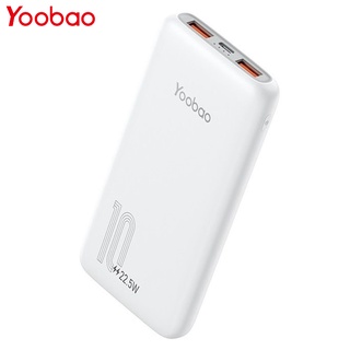 Sạc Dự Phòng Yoobao 10000mAh Sạc Nhanh Cổng USB Kép Pin Polymer Cao Cấp - YOOBAO D10Q