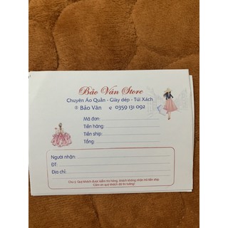 Phiếu ship giao hàng 50 tờ a6