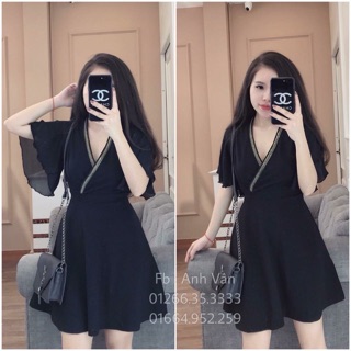 Đầm viền cổ bigsize