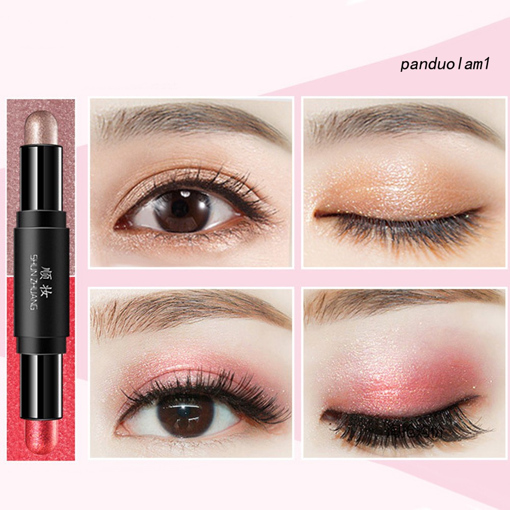 Bút Kẻ Mắt Thiết Kế Hai Đầu Màu Lì Và Ánh Nhũ Kết Hợp Trang Điểm Lâu Trôi Tiện Dụng 3g | BigBuy360 - bigbuy360.vn