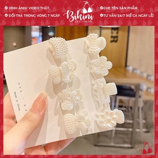👙❣️ Kẹp Tóc Đính Hạt Nhỏ Phong Cách Hàn Quốc Cho Nữ KT03