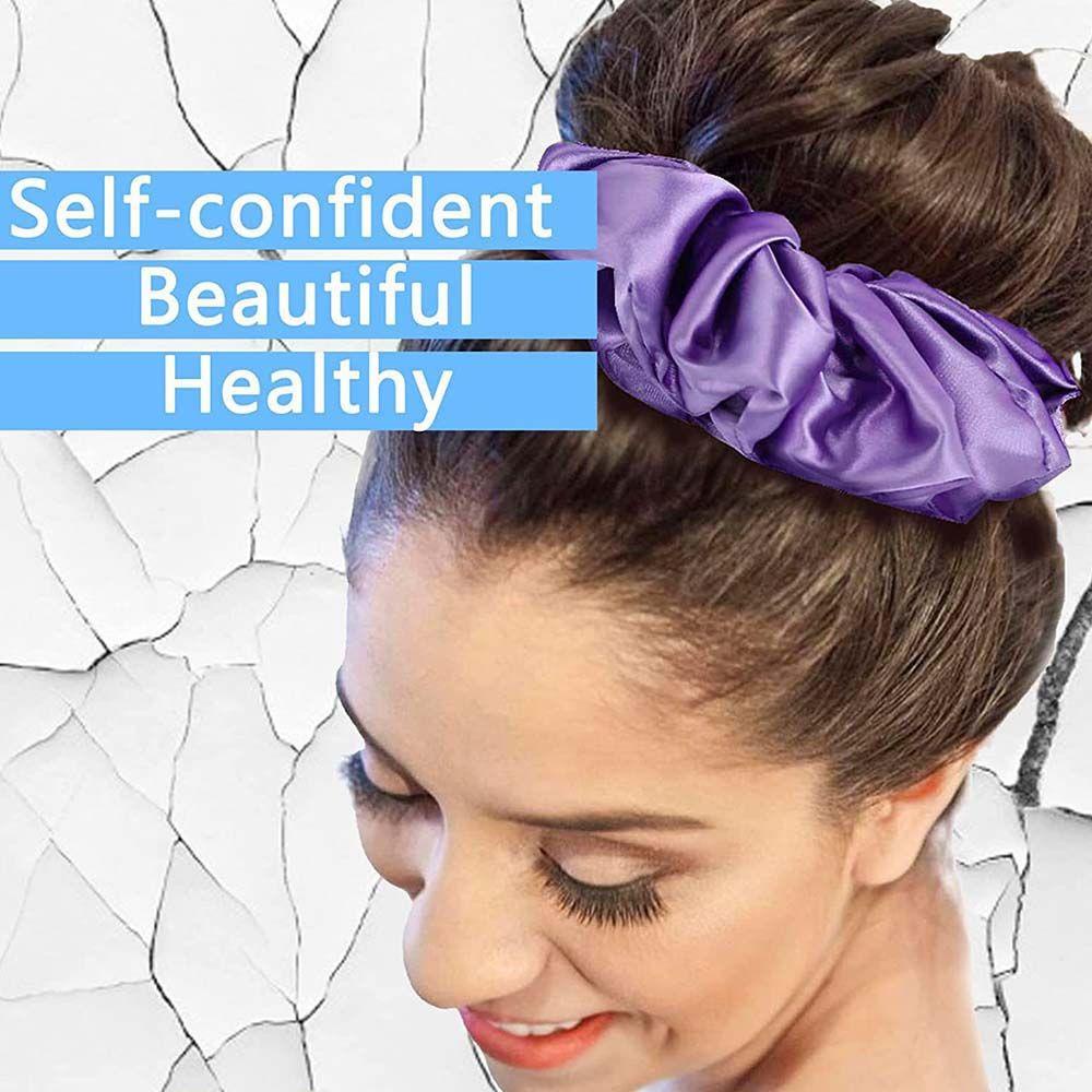 Dây Buộc Tóc Vải Lụa Uốn Xoăn Không Dùng Nhiệt Tạo Kiểu Tóc Khi Ngủ