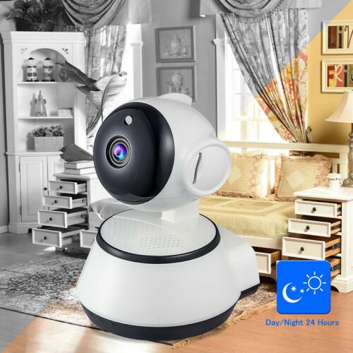 Camera Ip Wifi Ống Kính Fisheye 720p V380 Xoay 360 Độ