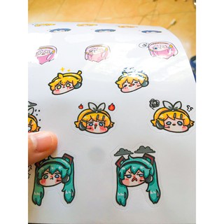 Sticker Vocaloid (3 mẫu) cực dễ thương