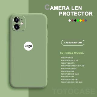 Ốp điện thoại bằng silicon màu trơn thích hợp cho Iphone X Xs Max Xr 11 12 13 Pro Max