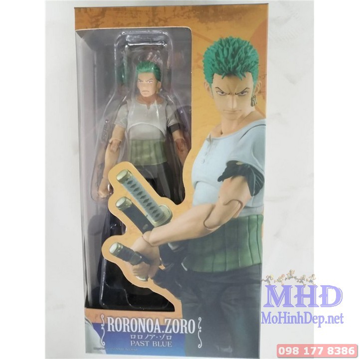 [MHĐ] Mô hình Figma Roronoa Zoro Past Blue - One Piece