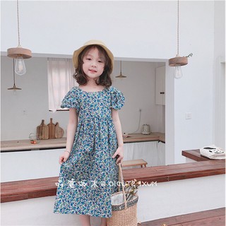 Váy hoa nhí hở lưng