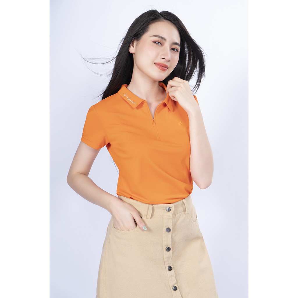 Áo Polo Nữ Livan Sport Màu Đen New Daily Thanh Lịch Chống Nhăn Nhàu Kháng Khuẩn Cao Cấp
