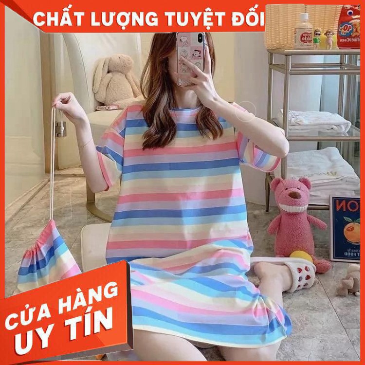 Váy Ngủ 👑FREESHIP 50K👑 Váy Ngủ Dáng Xuông Rộng Họa Tiết Cực Xinh Siêu Đẹp Siêu Rẻ VN05 - Hàng nhập khẩu