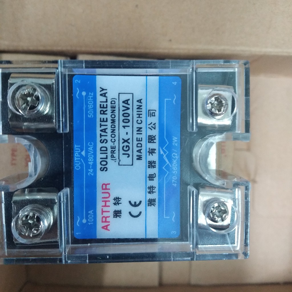 Rơ le bán dẫn Solid State Relay SSR ARTHUR JGX-100VA