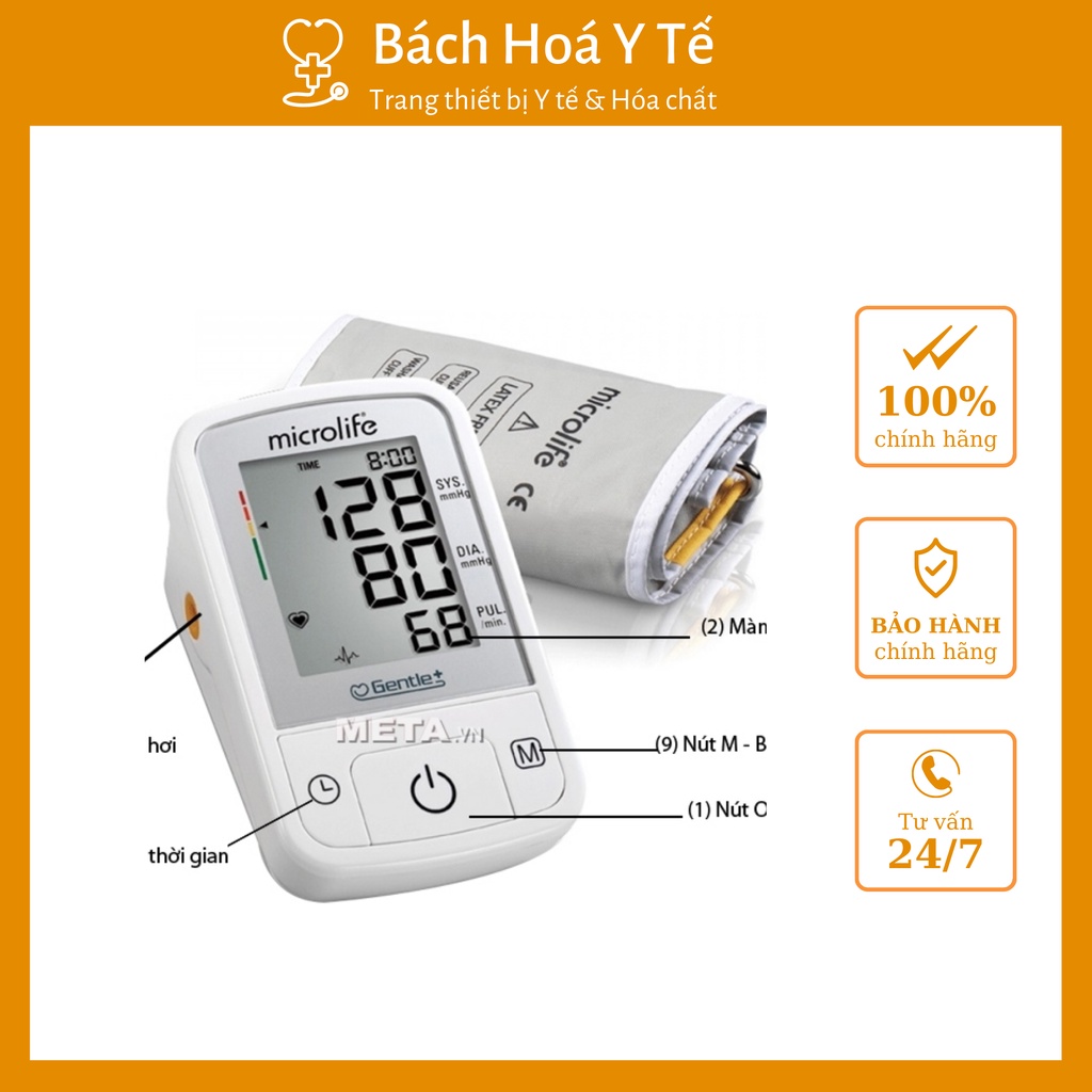 Máy đo huyết áp bắp tay Microlife BP A2 Basic