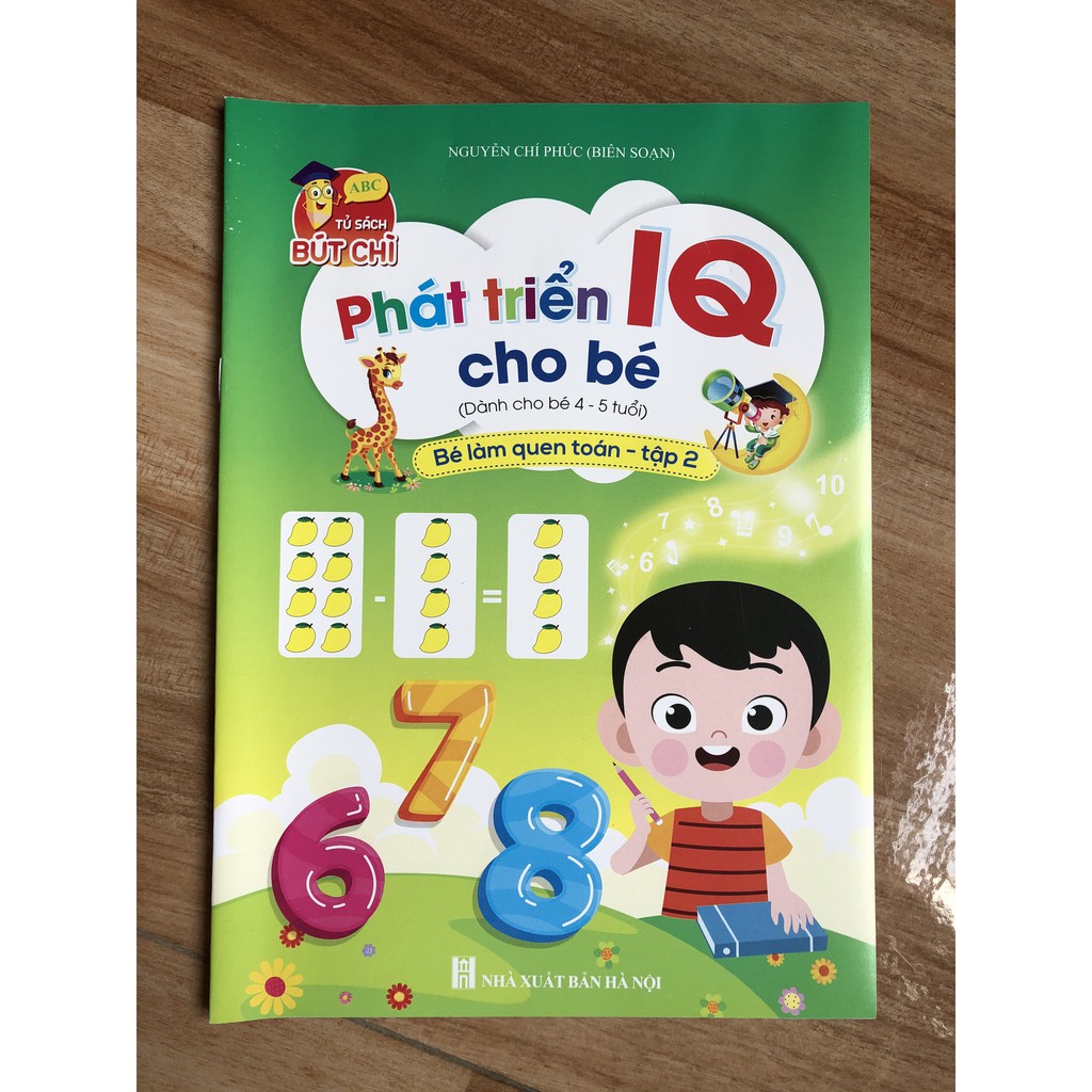 Sách - Phát Triển IQ Cho Bé 4 đến 5 tuổi (Combo 8 quyển)