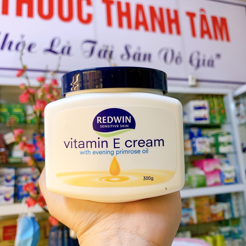 Kem dưỡng da REDWIN Vitamin E Cream và hoa anh thảo 300g của Úc giúp mềm mịn da | BigBuy360 - bigbuy360.vn