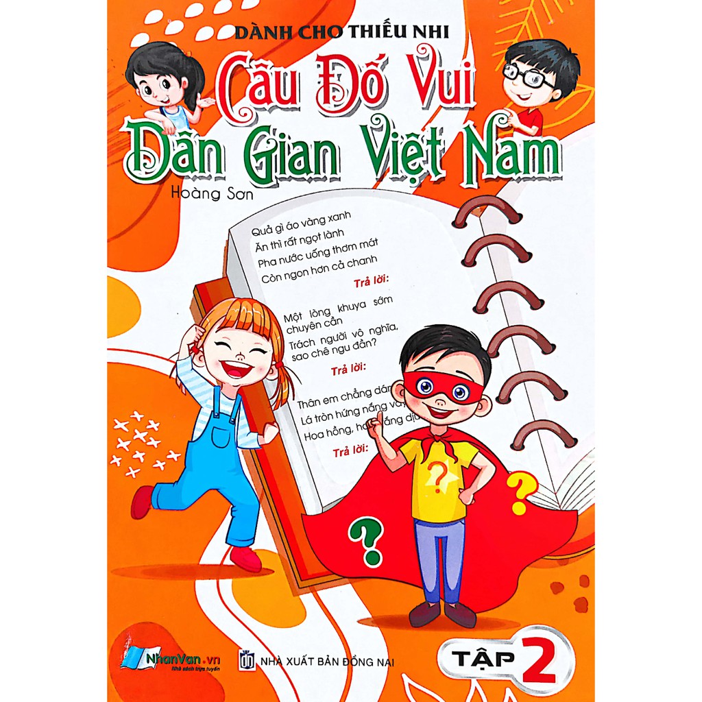 Sách - Câu đố vui Dân gian Việt Nam (Dành cho thiếu nhi)