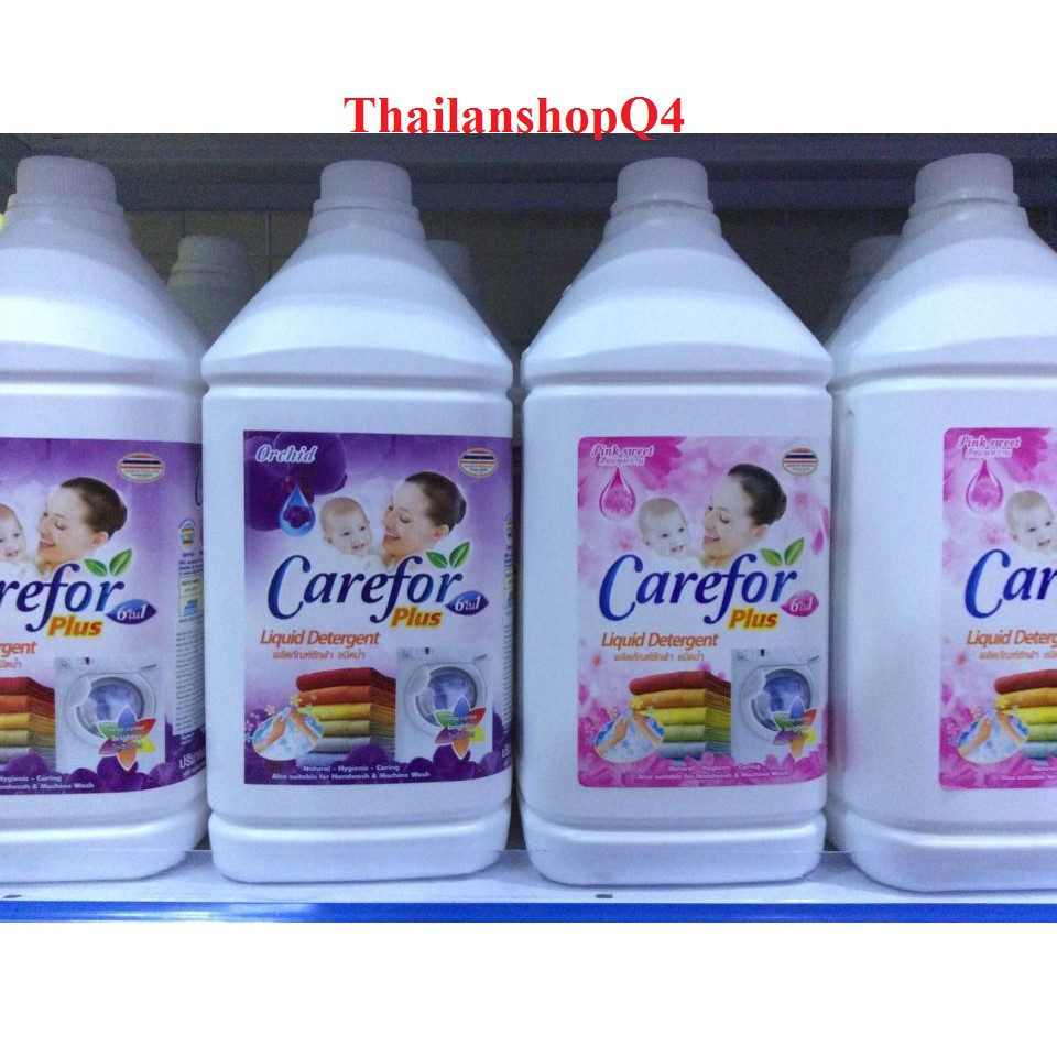 HCM- Nước giặt xả carefor 3500ML Thái lan./..