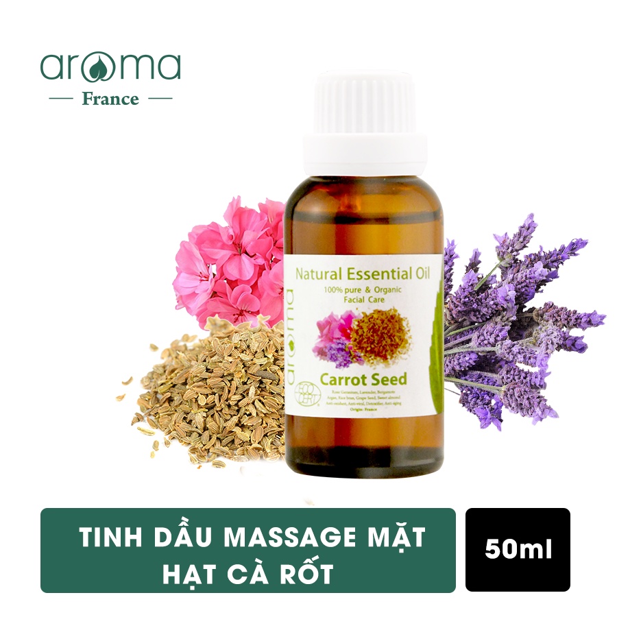 [Mã BMBAU200 giảm 200K đơn 699K] [AROMA] Tinh dầu dưỡng da mặt chiết xuất Cà Rốt chống lão hóa đẹp da