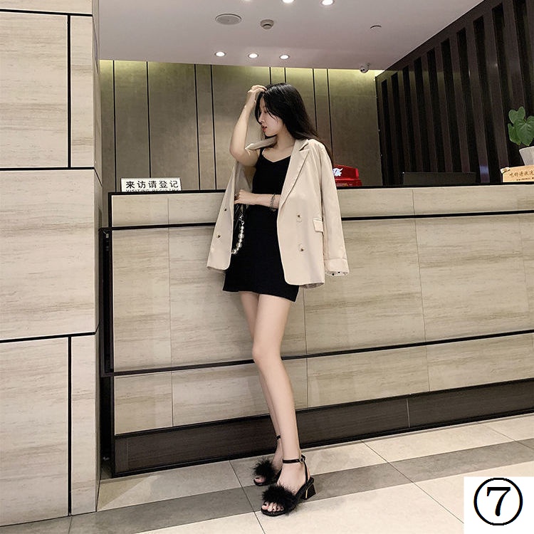 Giày Sandal Cao Gót Đế Dày Phối Lông Thời Trang Mùa Hè 2022 Cho Nữ