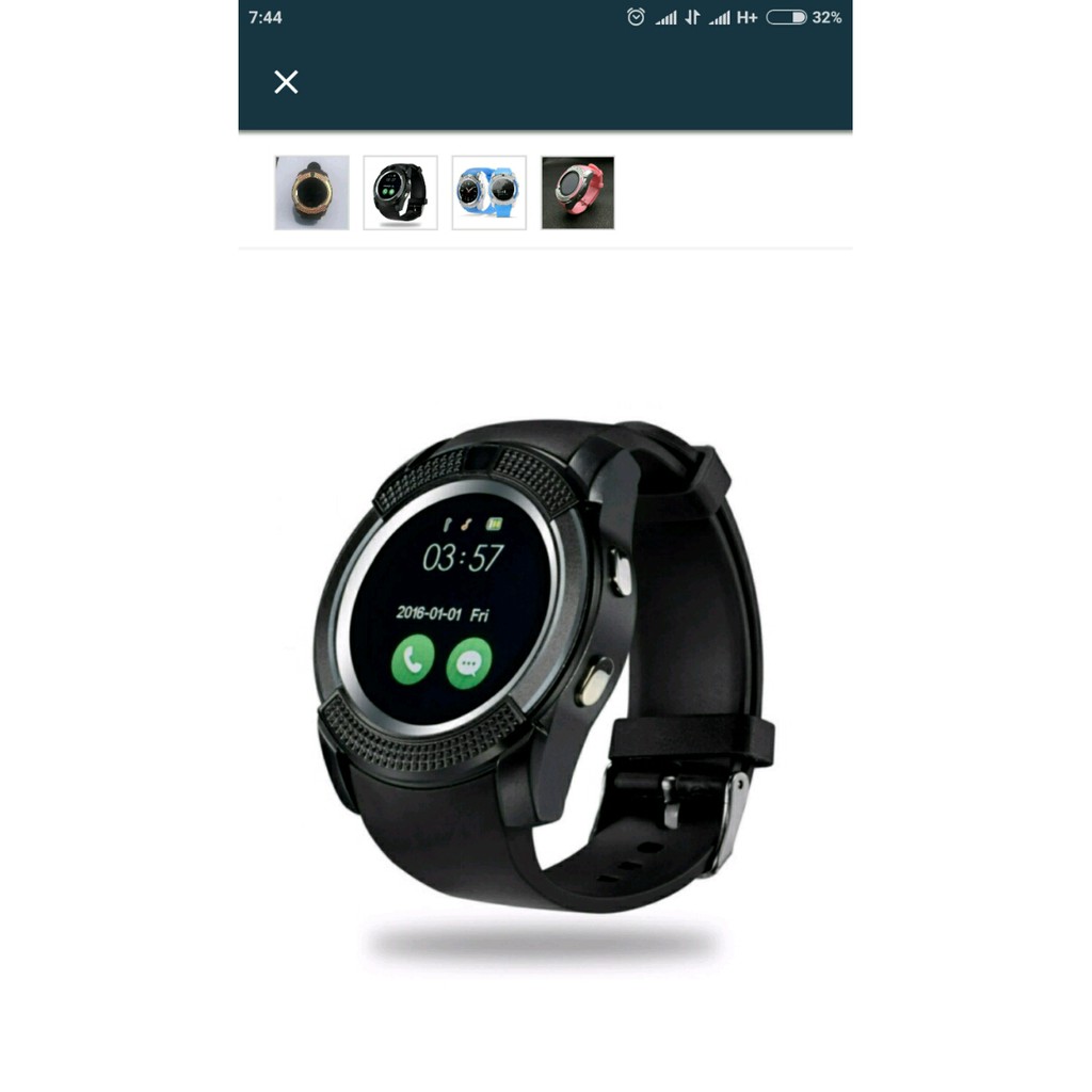 Đồng hồ thông minh mặt tròn Smartwatch V8 có khe gắn sim và thẻ nhớ