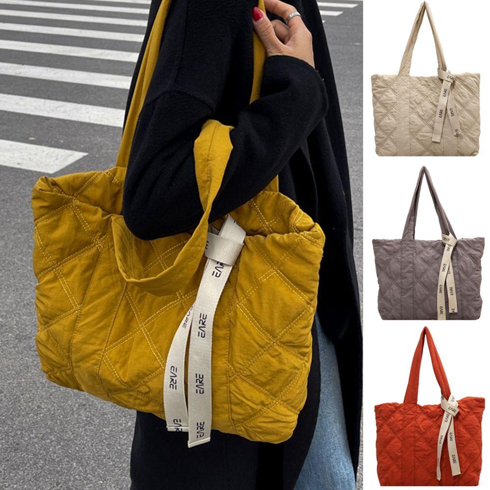 Túi Đeo Vai Cỡ Lớn Chất Liệu Cotton Thời Trang Cho Nữ
