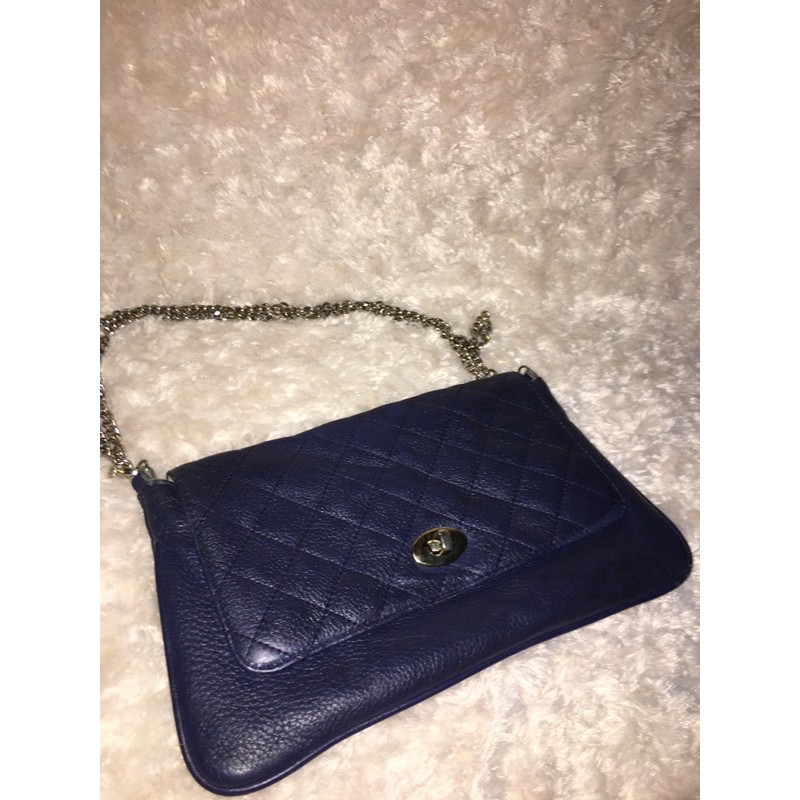 Túi đeo chéo da thật