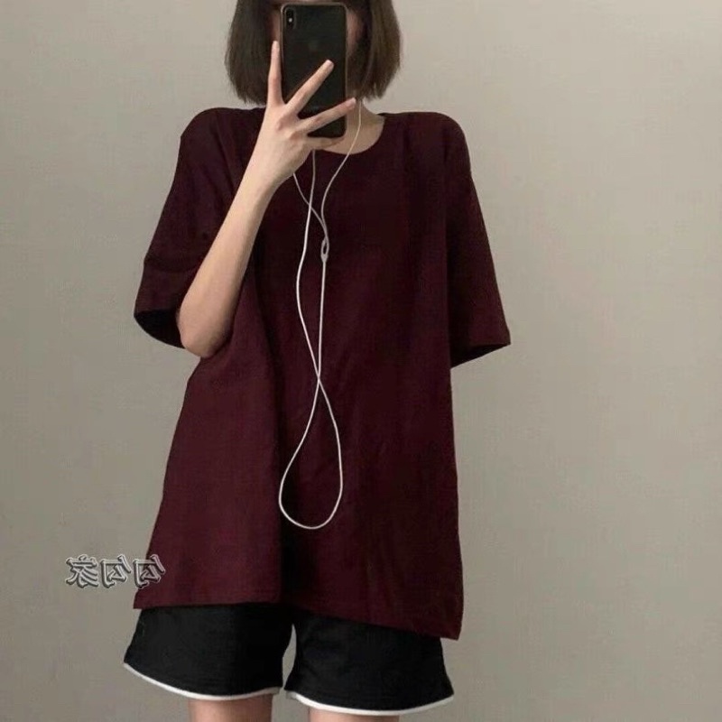 Áo thun basic cotton co giãn 4 chiều hàng trung loại 1