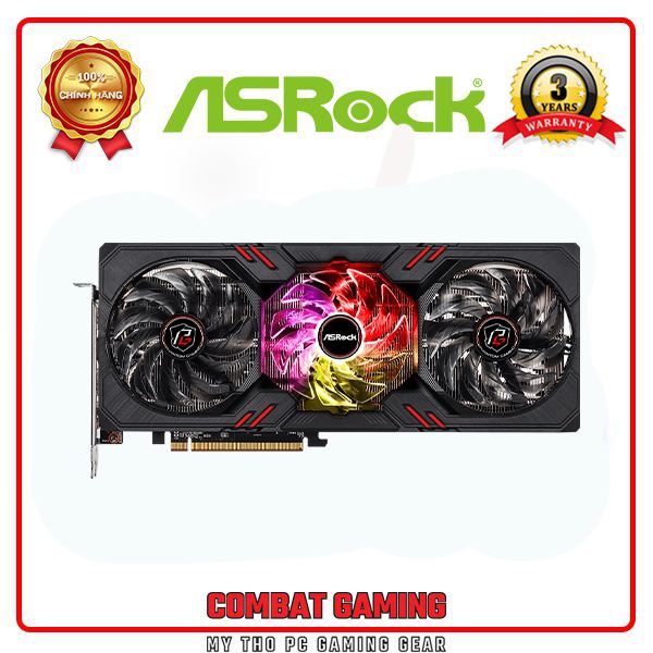 Card Màn Hình ASROCK Radeon RX 6600 XT Phantom Gaming D 8GB OC