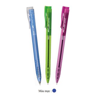 [Ngòi 0.5 - Set 3 Cây] Bút Bi Xanh Faber-Castell [yalcado.station]
