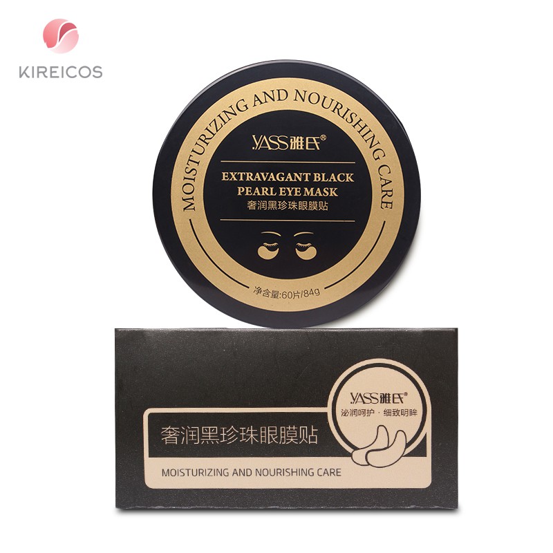 Hộp 60 Miếng Mặt Nạ Mắt Dạng Gel Yass Luxurious Black Pearl Eye Mask