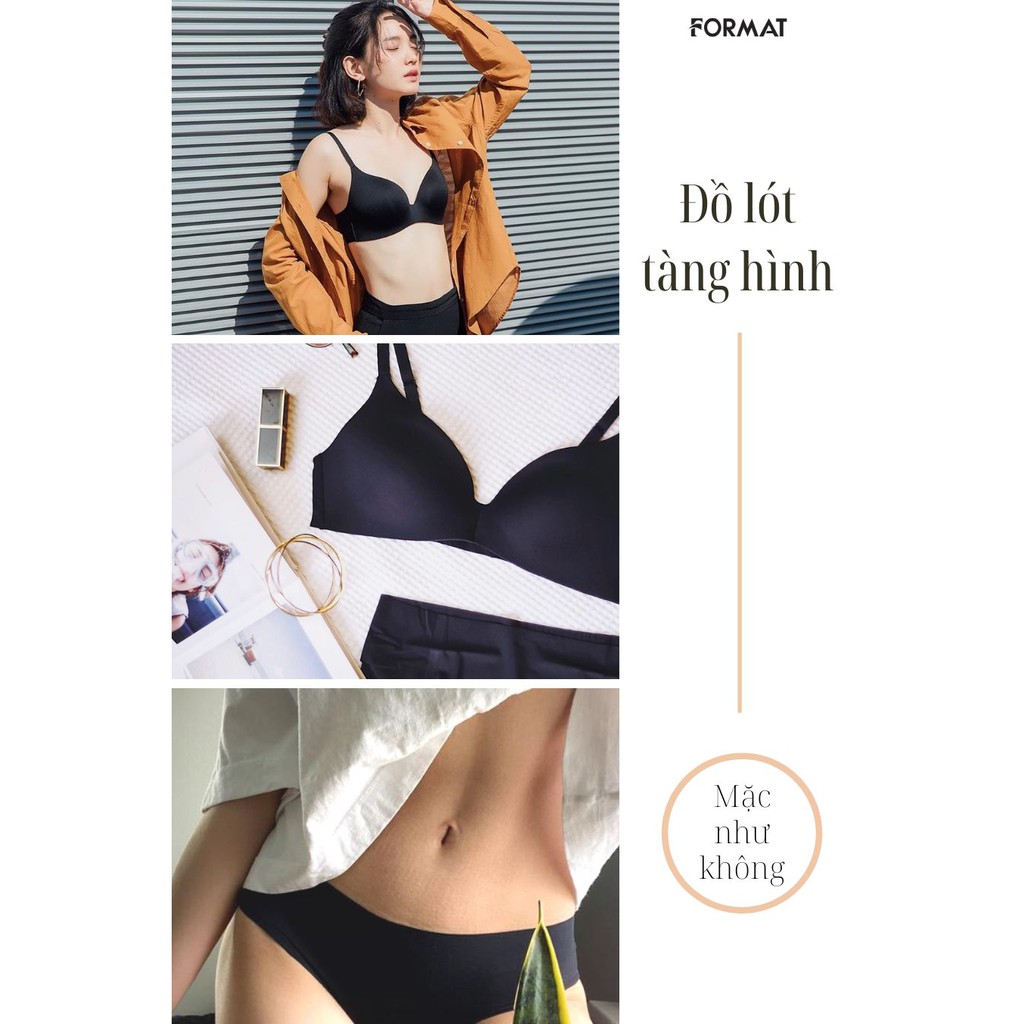 Áo lót hàng hàng Format - Đen