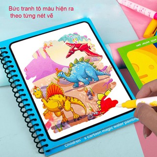 Tranh màu nước cho bé - không cần dùng màu