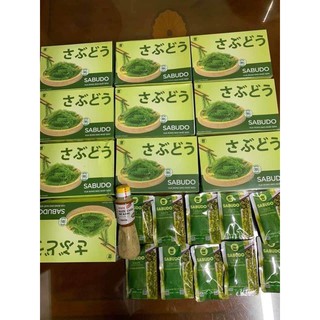 ( Nhập mã TRAN8993 giảm 10% )Rong nho Sabudo ( chính hãng ) Hộp 12 gói