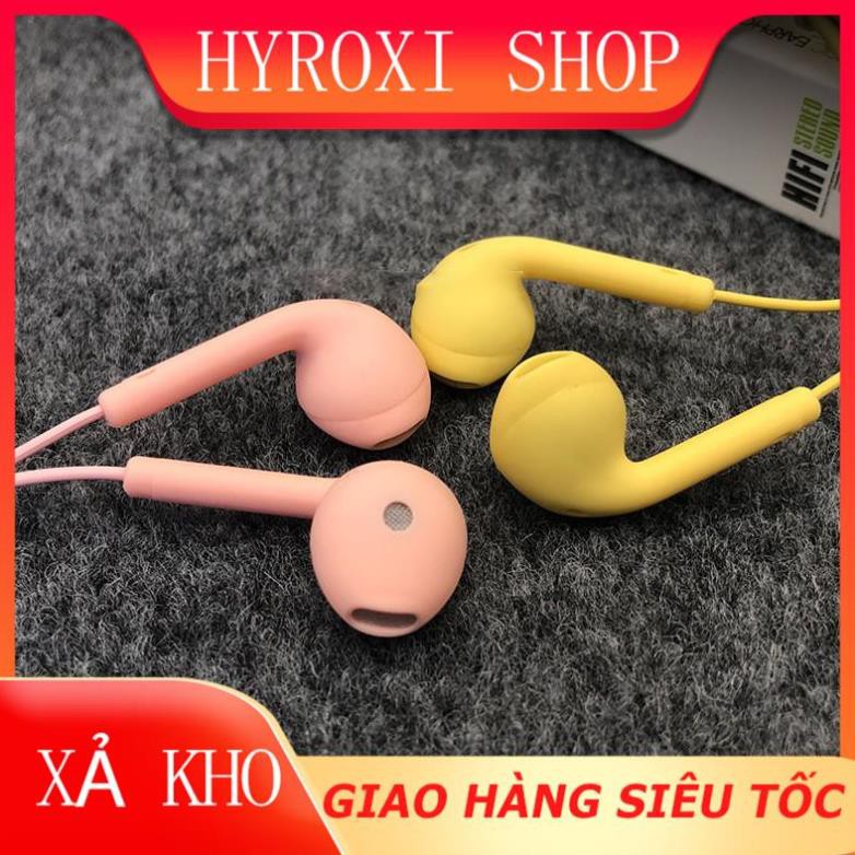 Tai nghe nhét tai có Mic nghe nhạc dành cho điện thoại Android samsung iPhone xiaomi chống ồn giá rẻ U19 HYROXISHOP