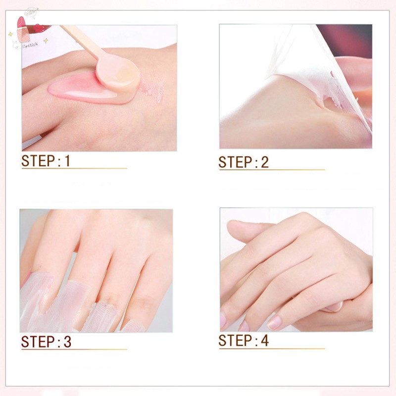 [Hàng mới về] Mặt nạ tay dạng lột chiết xuất hoa hồng dưỡng ẩm trắng da và tẩy da chết | BigBuy360 - bigbuy360.vn
