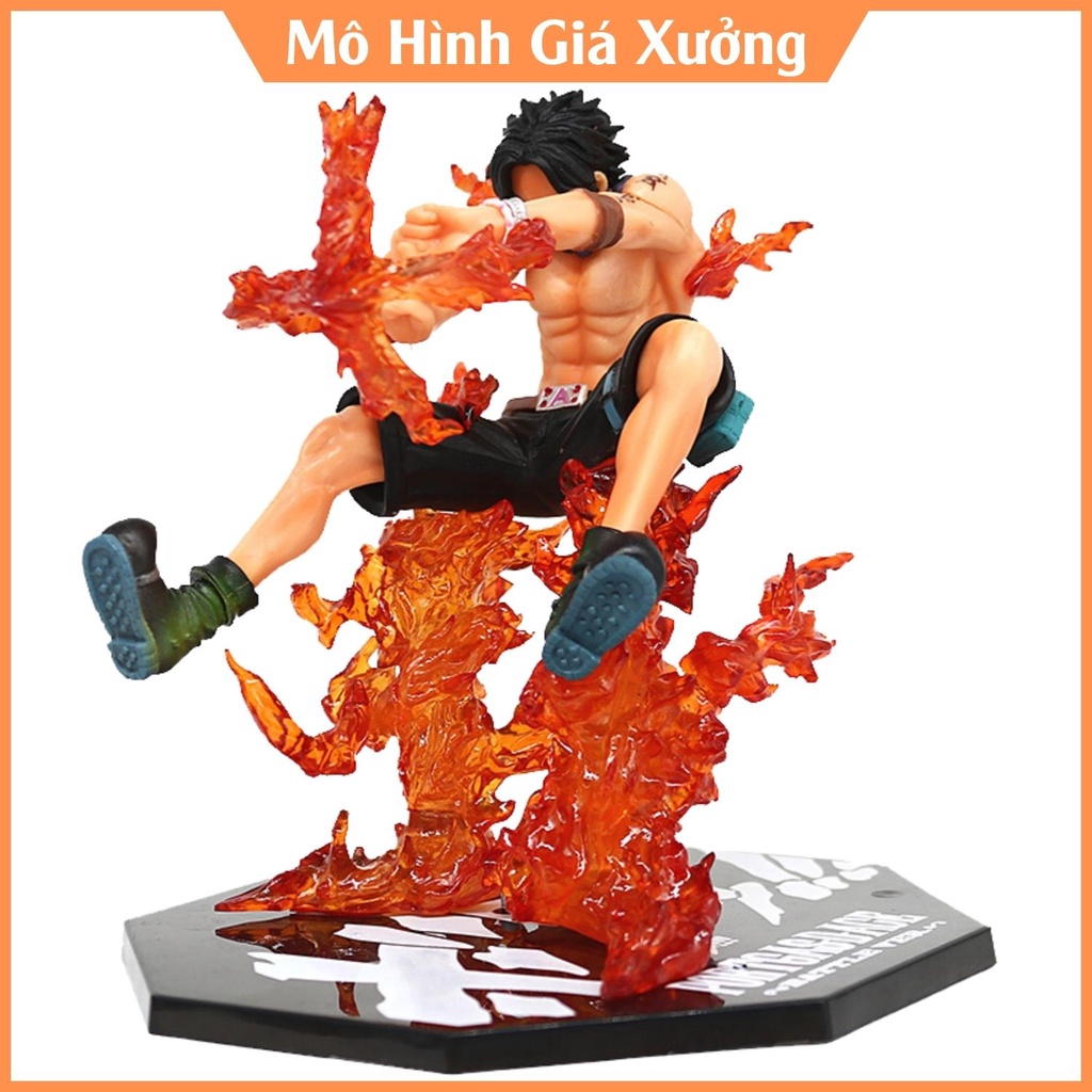 Mô hình One Piece ACE V2 hàng siêu đẹp cao 15cm trạng thái chiến đấu , figure mô hình one piece , mô hình giá xưởng