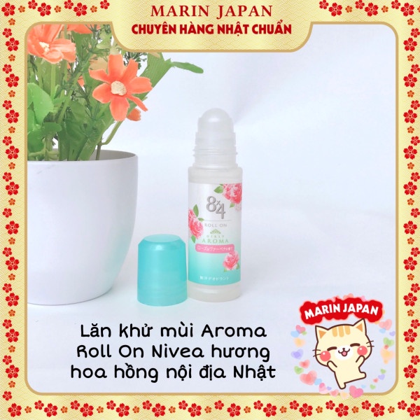 Lăn khử mùi, lăn nách 8x4 Aroma Roll On Nivea mẫu mới Nhật Bản