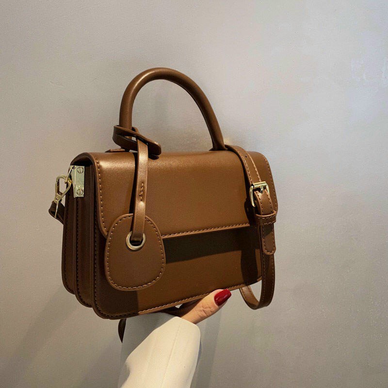 Túi xách nữ đeo vai đeo chéo da trơn mềm đẹp 3 ngăn cao cấp Samsora store TDC2103