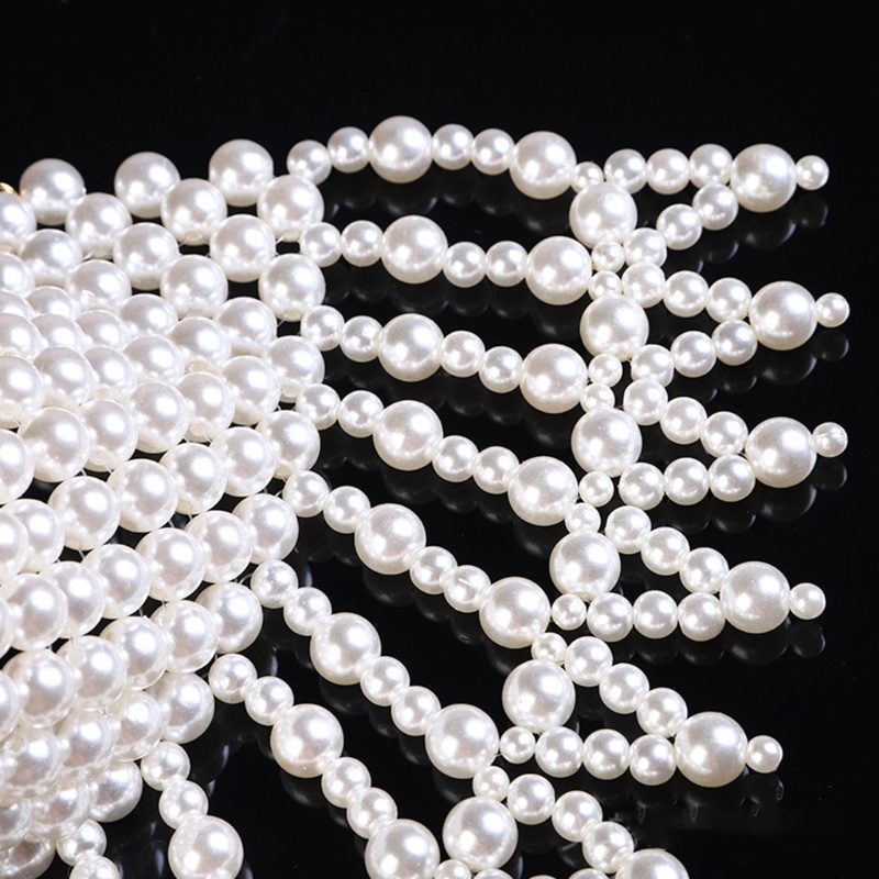 Vòng Cổ Choker Kết Hạt Ngọc Trai Nhân Tạo Handmade Thời Trang Cho Nữ