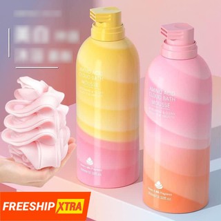 Sữa Tắm Tạo Bọt 💓 HÀNG NỘI ĐỊA TRUNG 💓 Sữa Tắm Hương Nước Hoa Amino Acid Cloud Bath Mousse 350ML