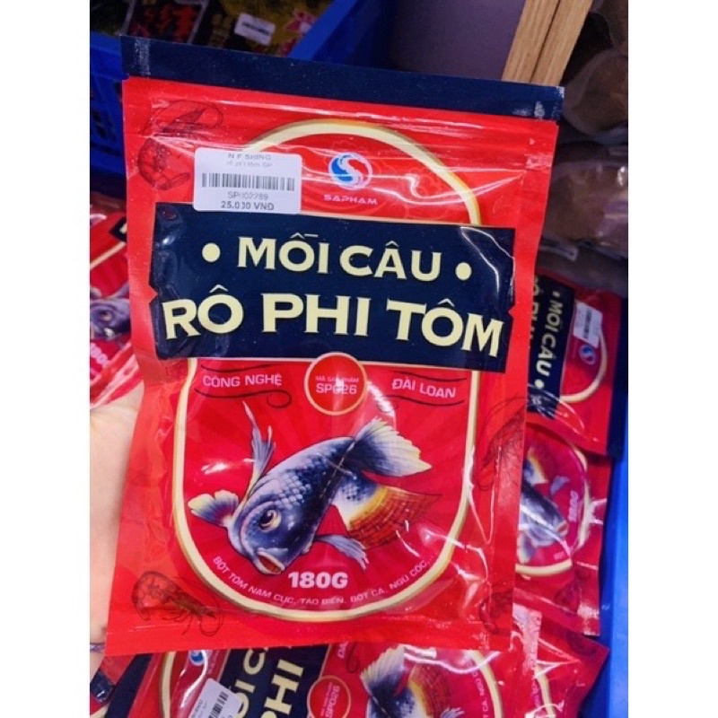 Mồi Câu Rô Phi Tôm Sa Phạm 180gr
