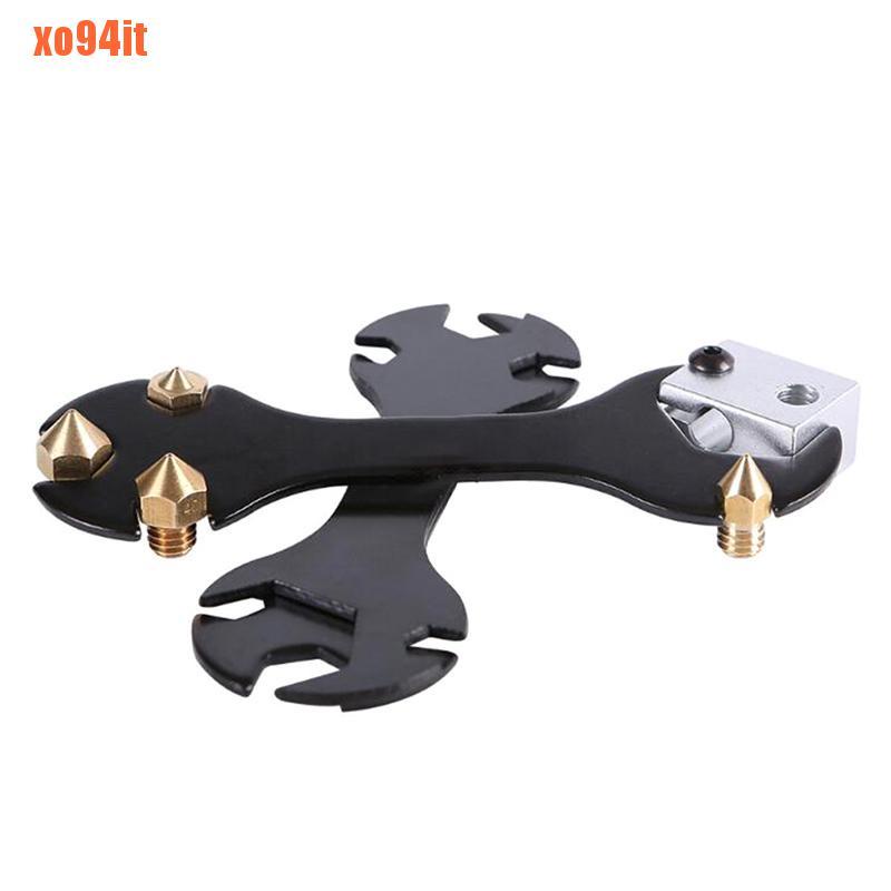 2Pcs Metal 3D Printer Accessories Fixed Wrench Utility Tool FIve In One Wr