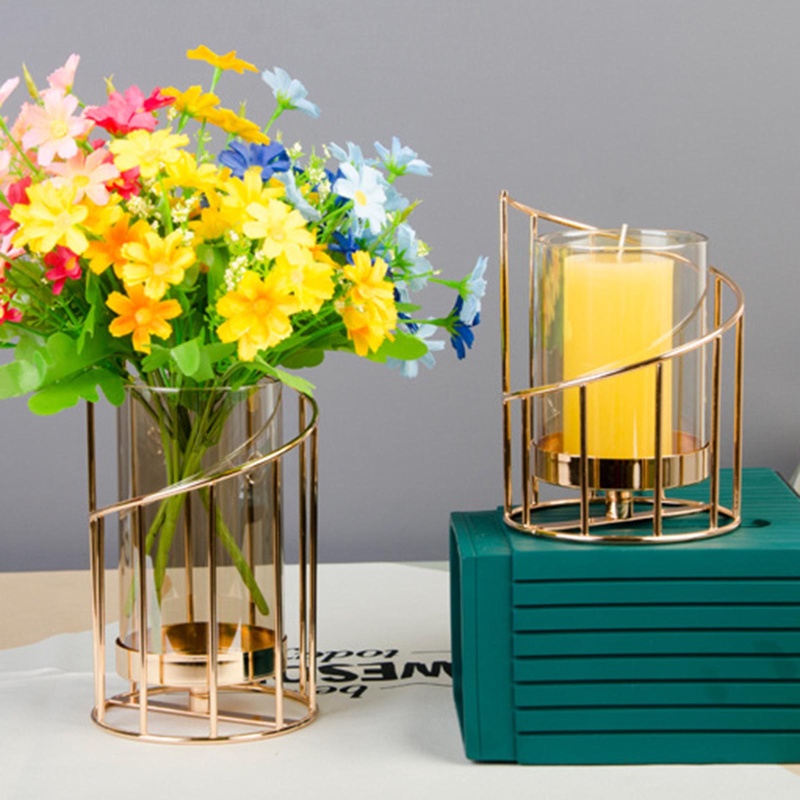 Giá Đỡ Đèn Cầy Bằng Sắt Phong Cách Bắc Âu Độc Đáo Trang Trí Nhà Cửa