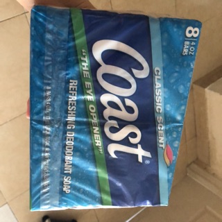 [ Lốc 8 cục ] Xà bông cục coast Mỹ 113g