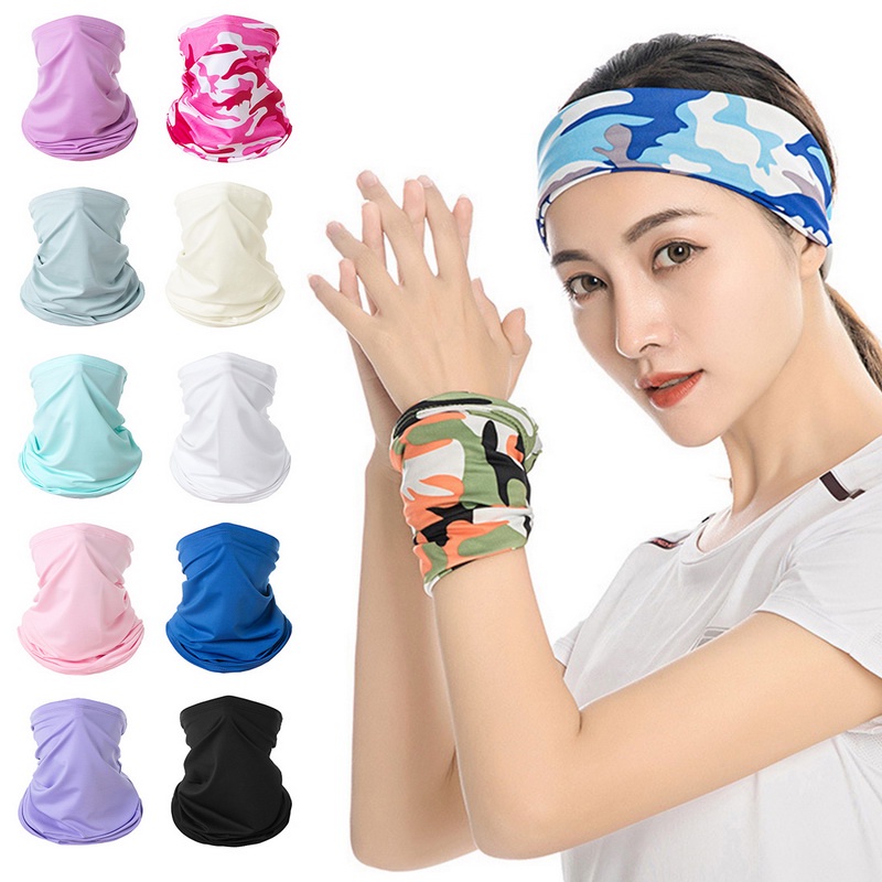 Khăn Choàng Cổ Che Mặt Và Cổ Giữ Ấm Chống Tia UV Khi Chơi Thể Thao Ngoài Trời